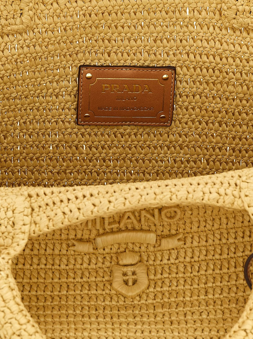 Prada Crochet Shopping Bag