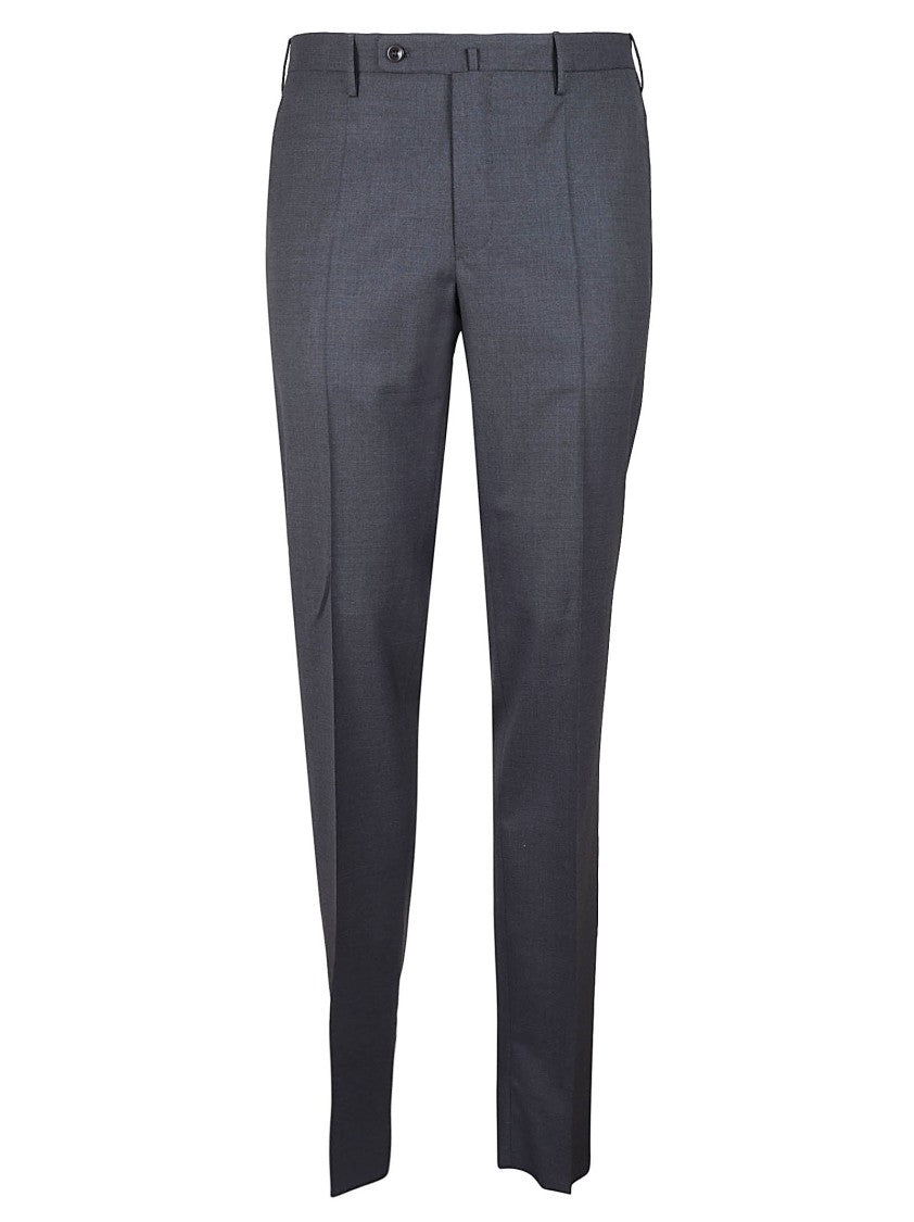 Incotex Straight-Leg Tailored Trousers With Classic Waistband
