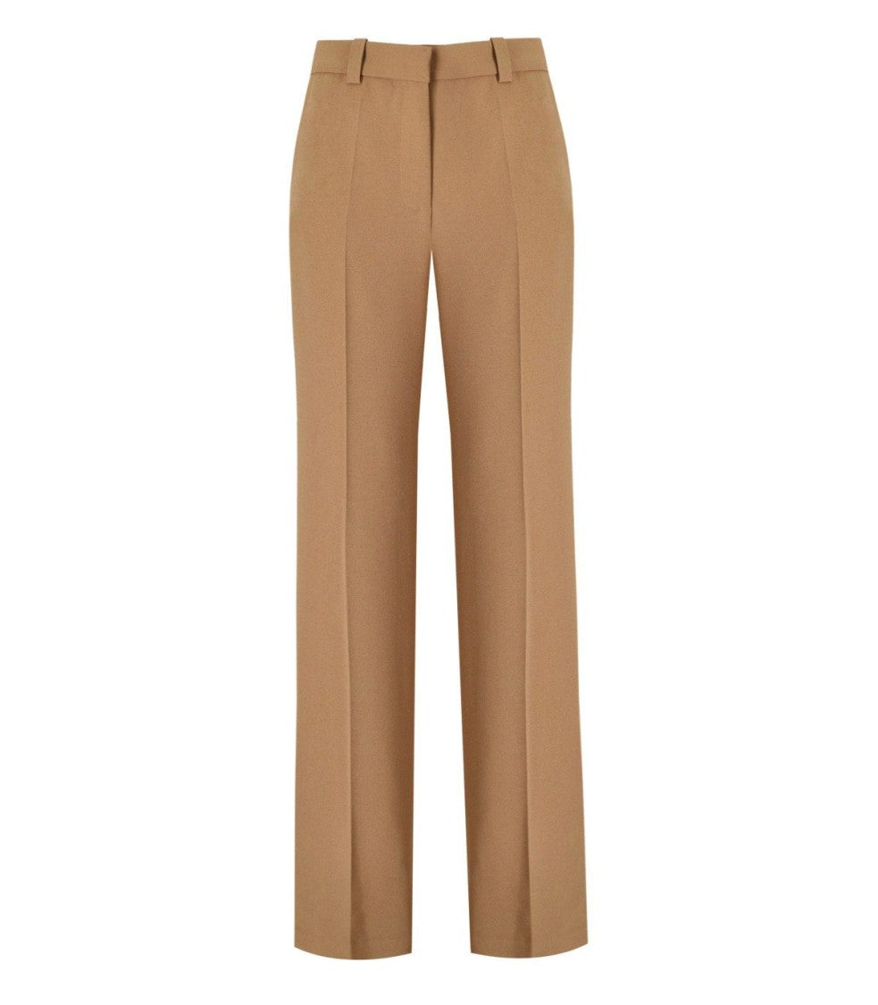 Elisabetta Franchi Camel Palazzo Pants