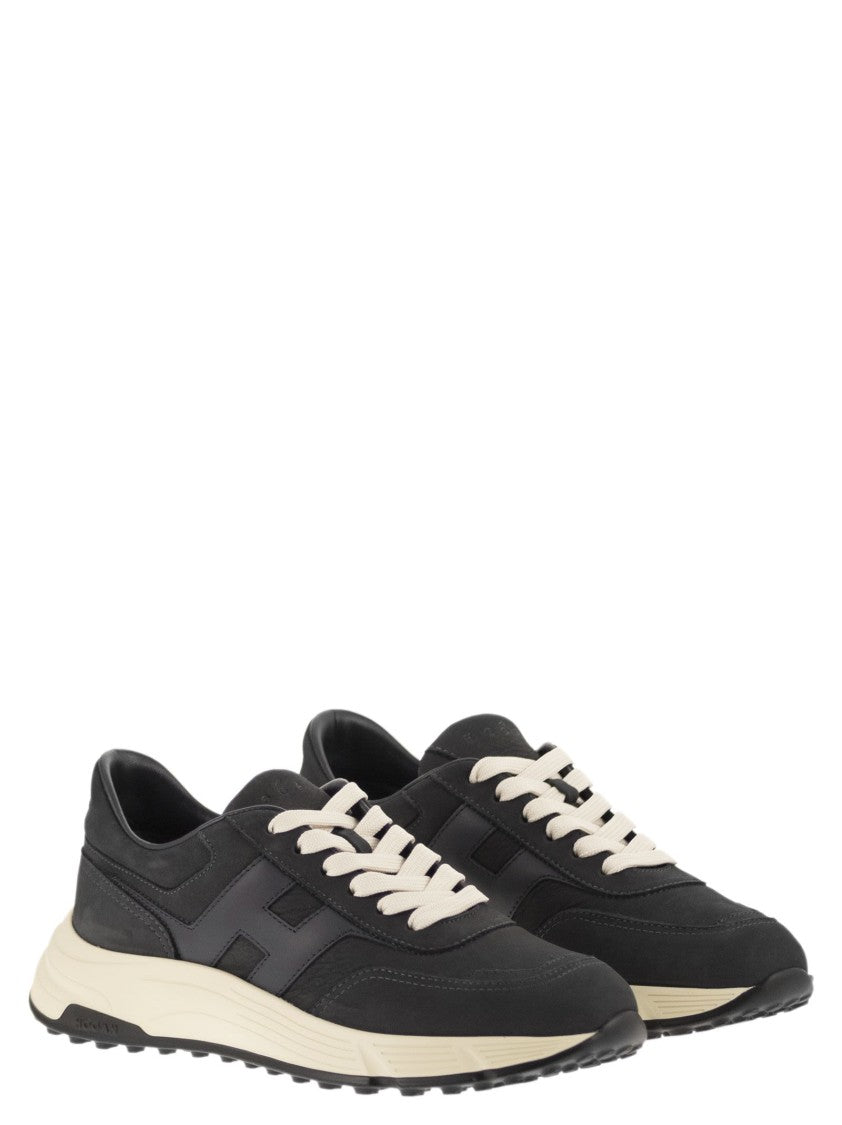 Hogan Fluid Shape Hyperlight Suede Trainers