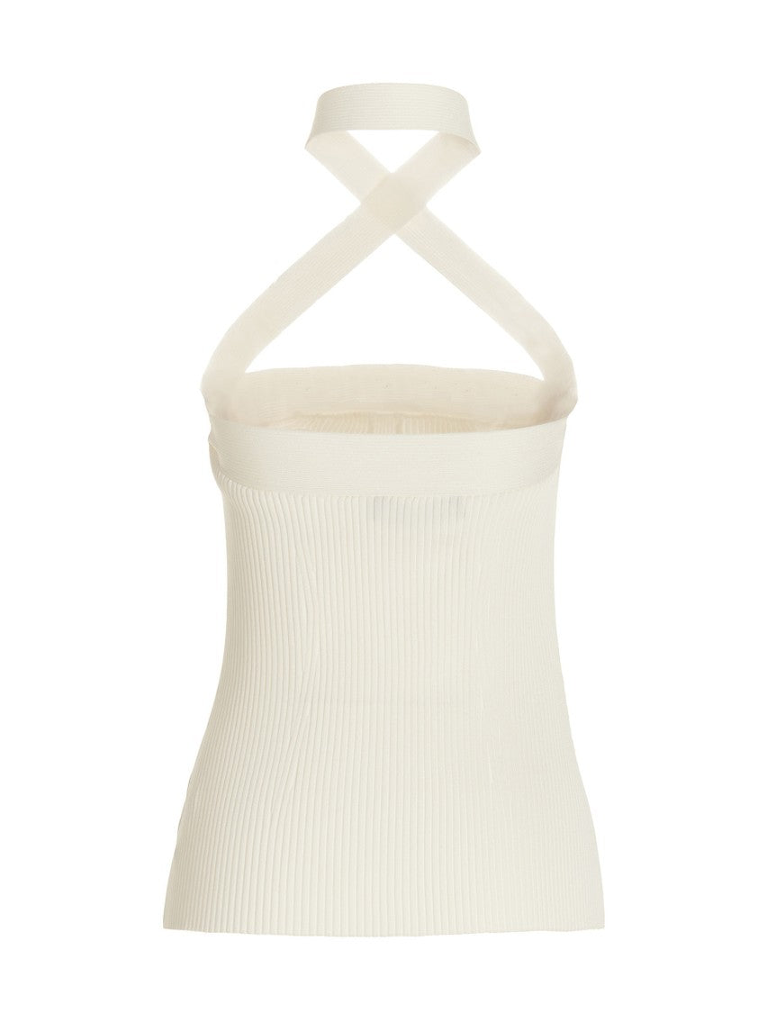 Proenza Schouler Asymmetric Shoulder Knit Top