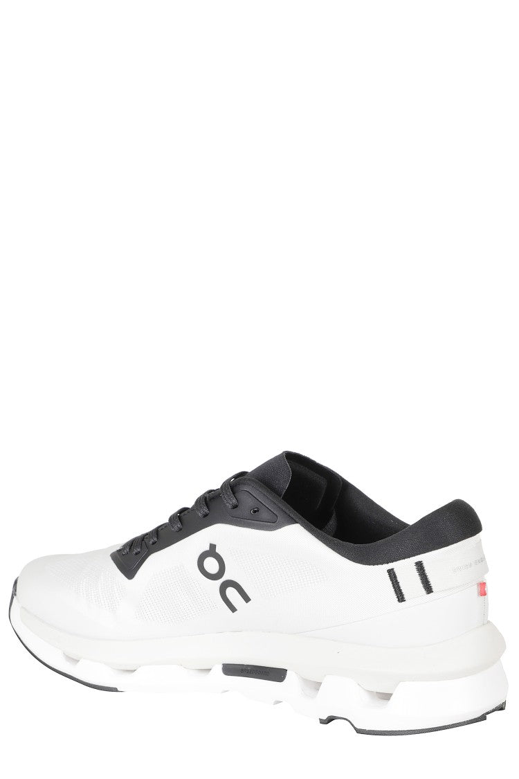 On Running Black And White Cloudzone Mesh Rubber Sole Nylon Sneakers