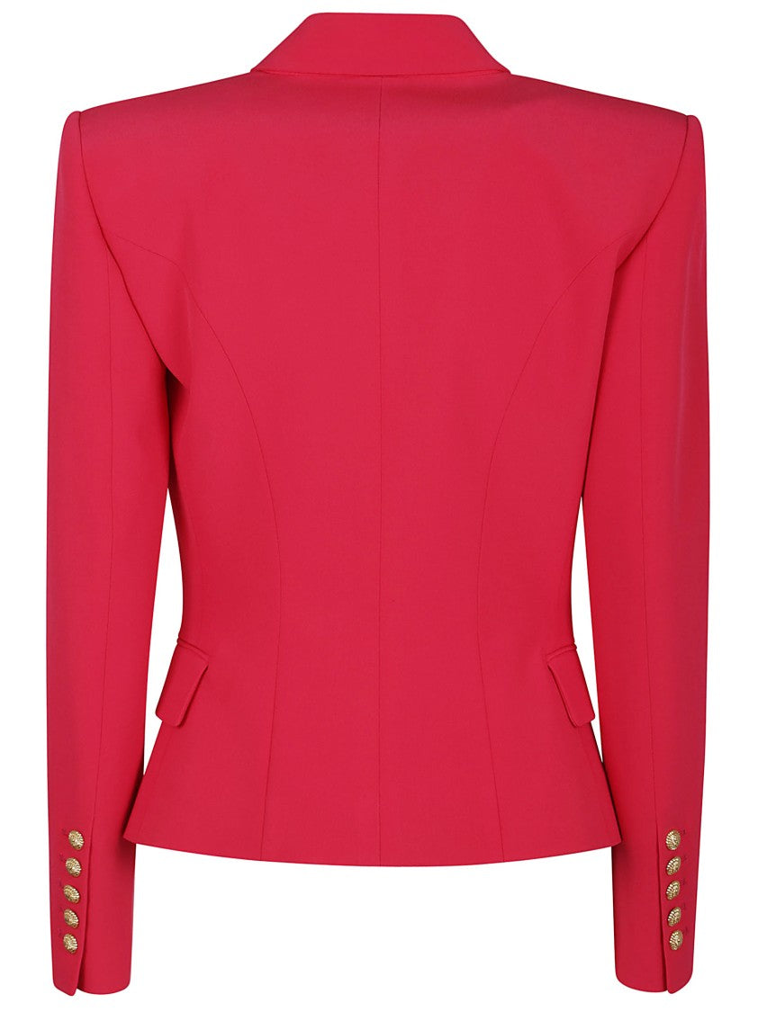 Balmain Crossed Closure Crêpe Jacket
