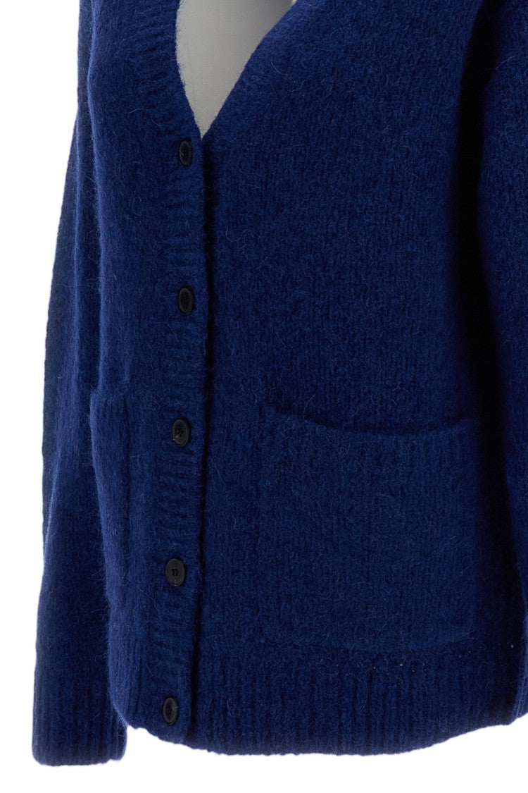 Dries Van Noten Tokas Cardigan In Alpaca And Merino Wool Blend