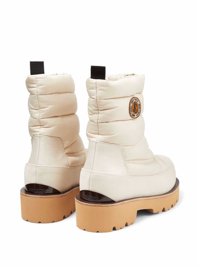 Jimmy Choo Padded Ankle Boots With Distinguished Logo