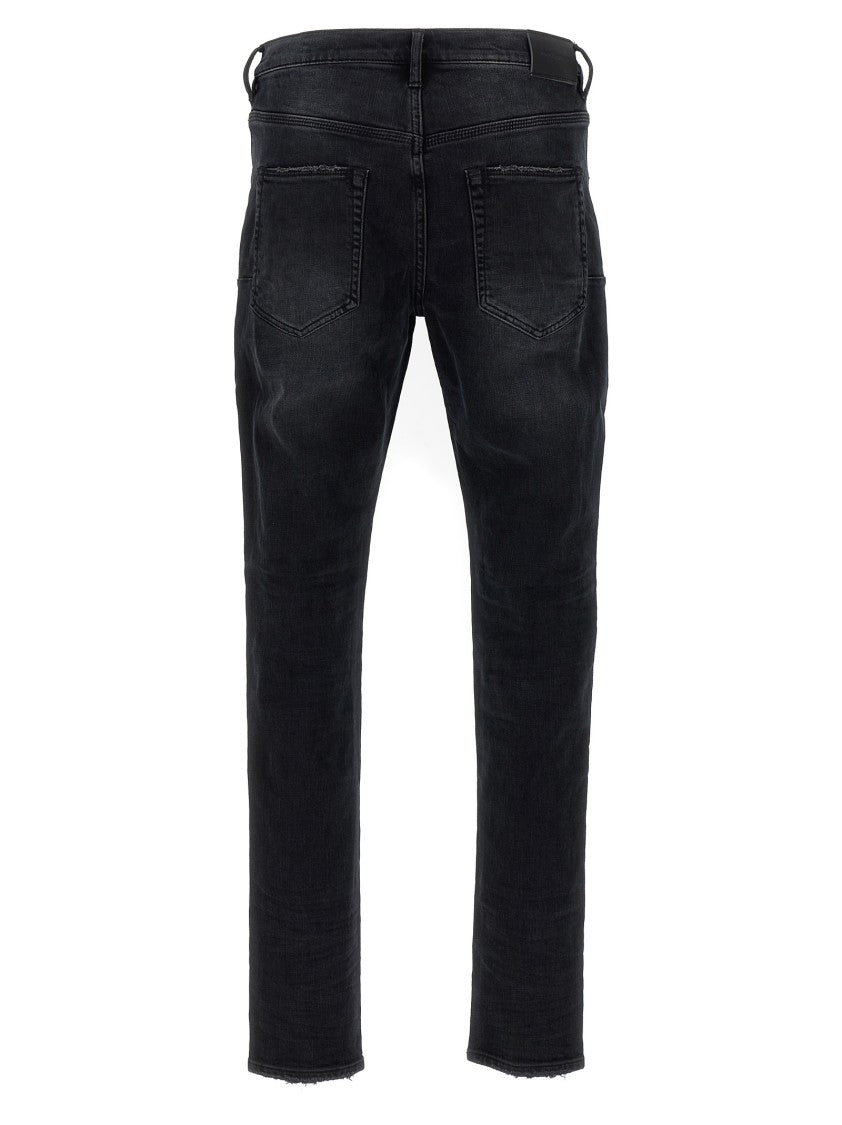 Purple 'Dropped Fit' Jeans