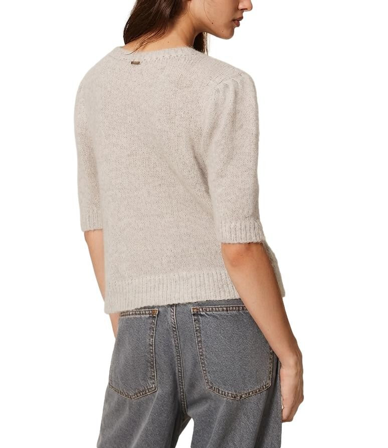 Twin-Set Diamond Pattern Knit Sweater
