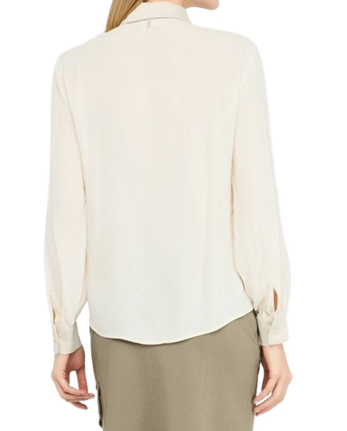 Liu Jo Beige Crêpe De Chine Blouse