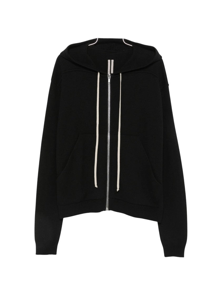 Rick Owens Relaxed-Fit Drawstring Zip-Up Hoodie