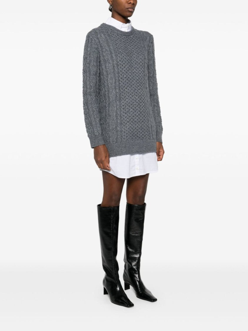 Staud Grey Aldrin Dress