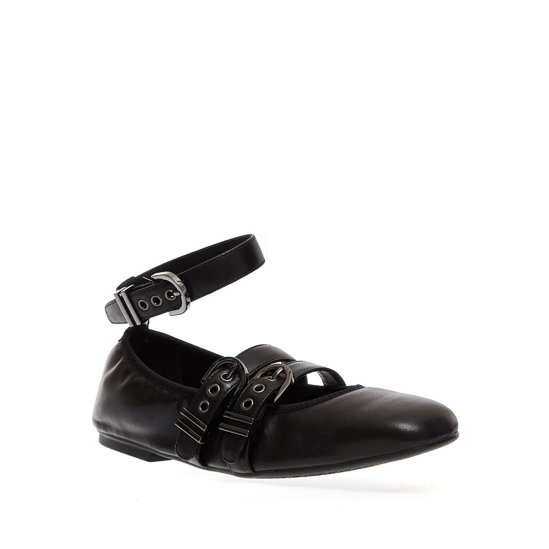 Stuart Weitzman Black Ballet Flats