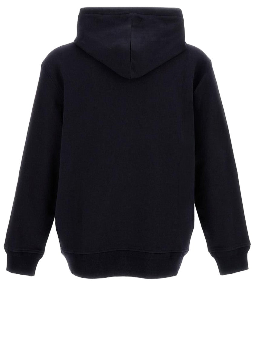 C.P. Company Front Zip Cotton Hoodie With Signature Logo