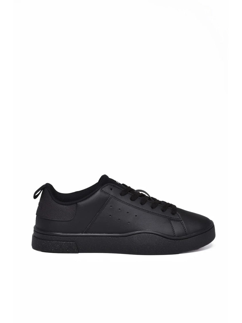 Diesel Black Streamlined Rubber Sneakers
