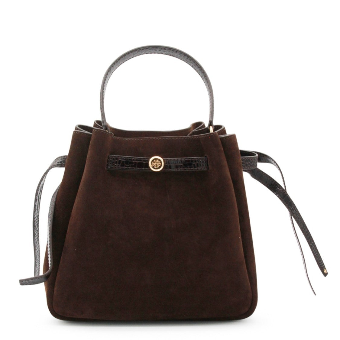Tory Burch Structured Suede Handbag