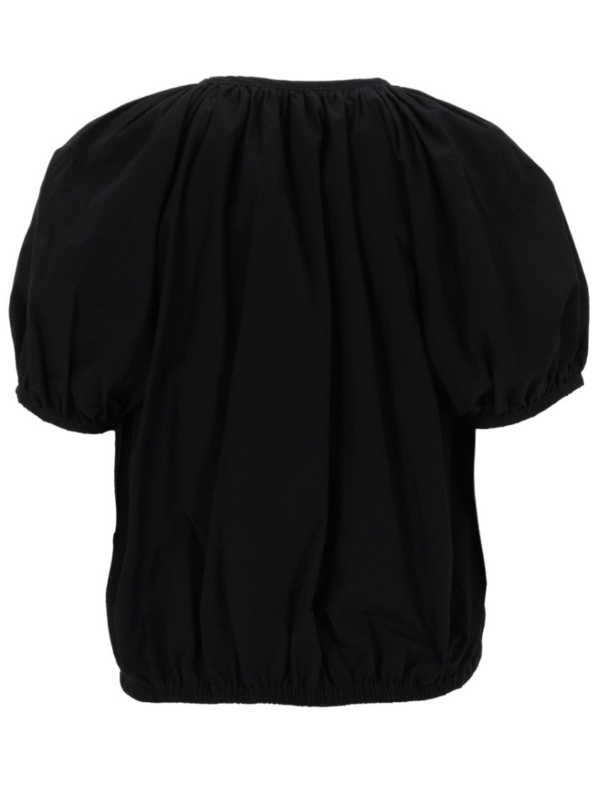 Pt Torino Teresa Cropped Puffed Sleeves Top