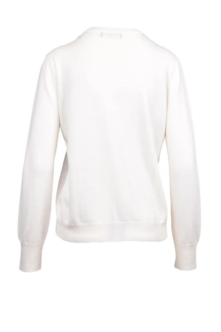 Fabiana Filippi Crewneck Sweater - White