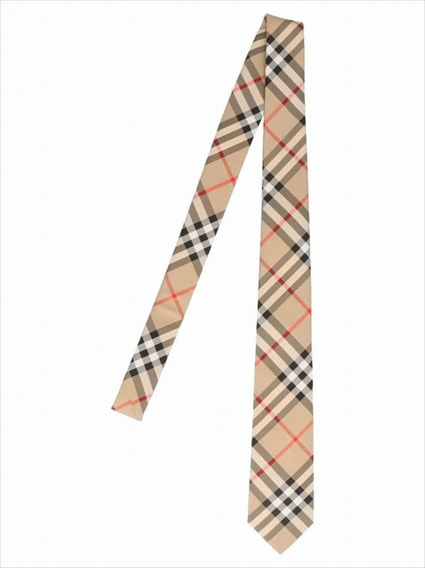 Burberry Slim Check Pattern Necktie