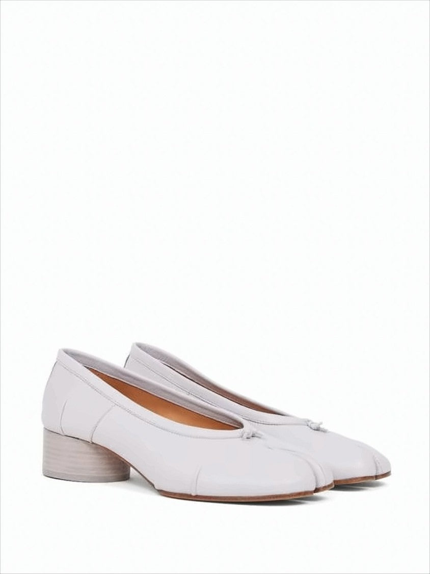 Maison Margiela Unique Split-Toe Flats With Low Block Heel