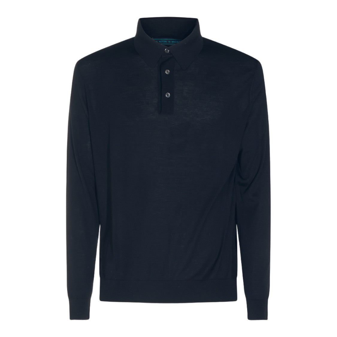 Kiton Long-Sleeve Knitted Sweater With Stand Collar
