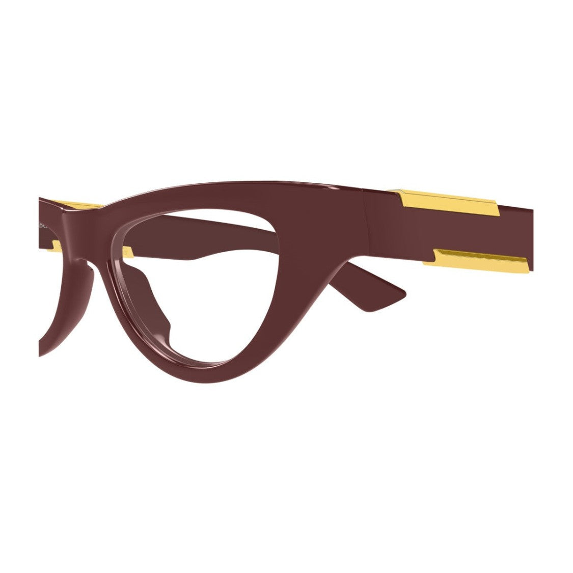 Bottega Veneta Bordeaux Ribbon Bio-Acetate Cat-Eye Sunglasses