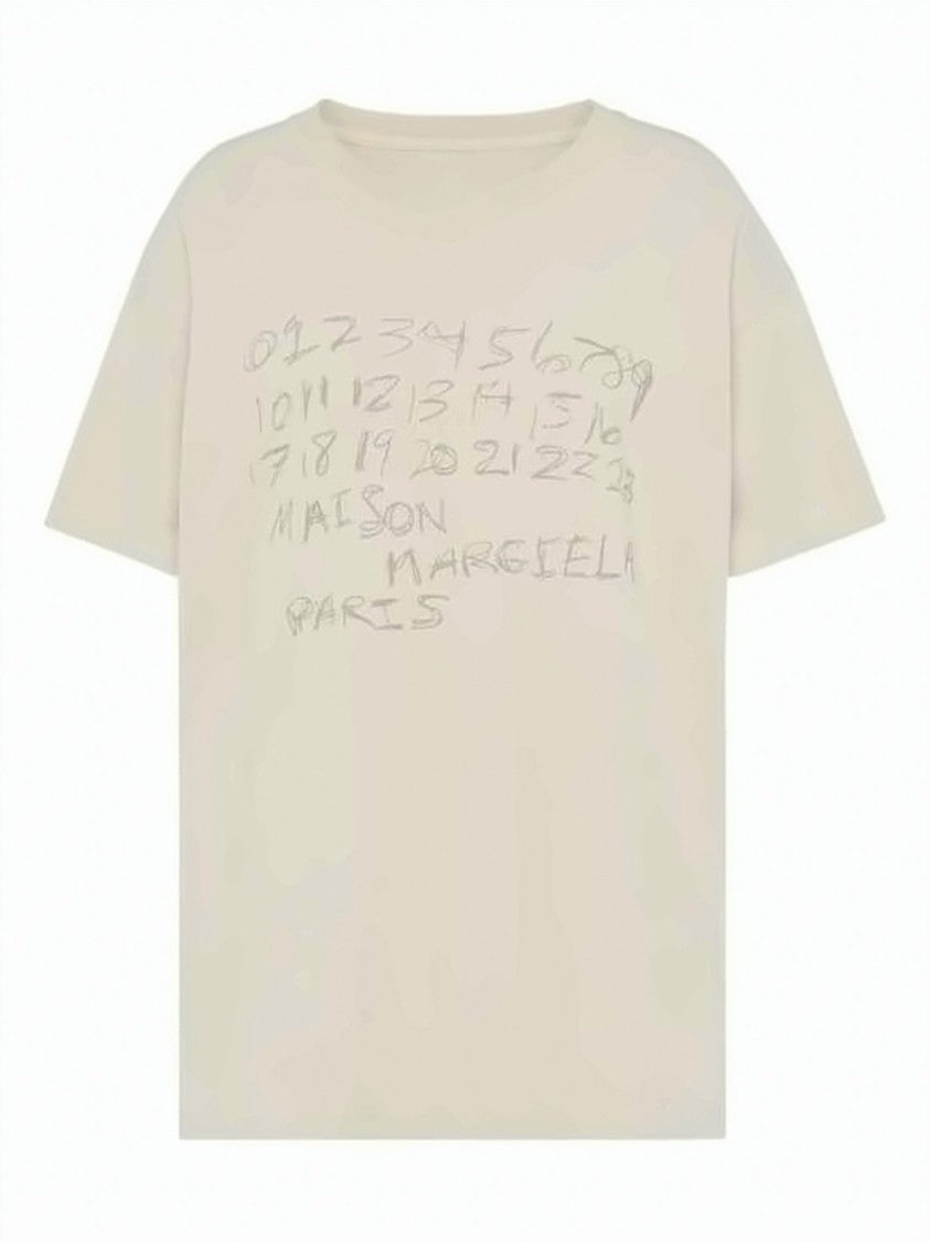 Maison Margiela Relaxed-Fit Cotton T-Shirt With Minimalist Graphic Design
