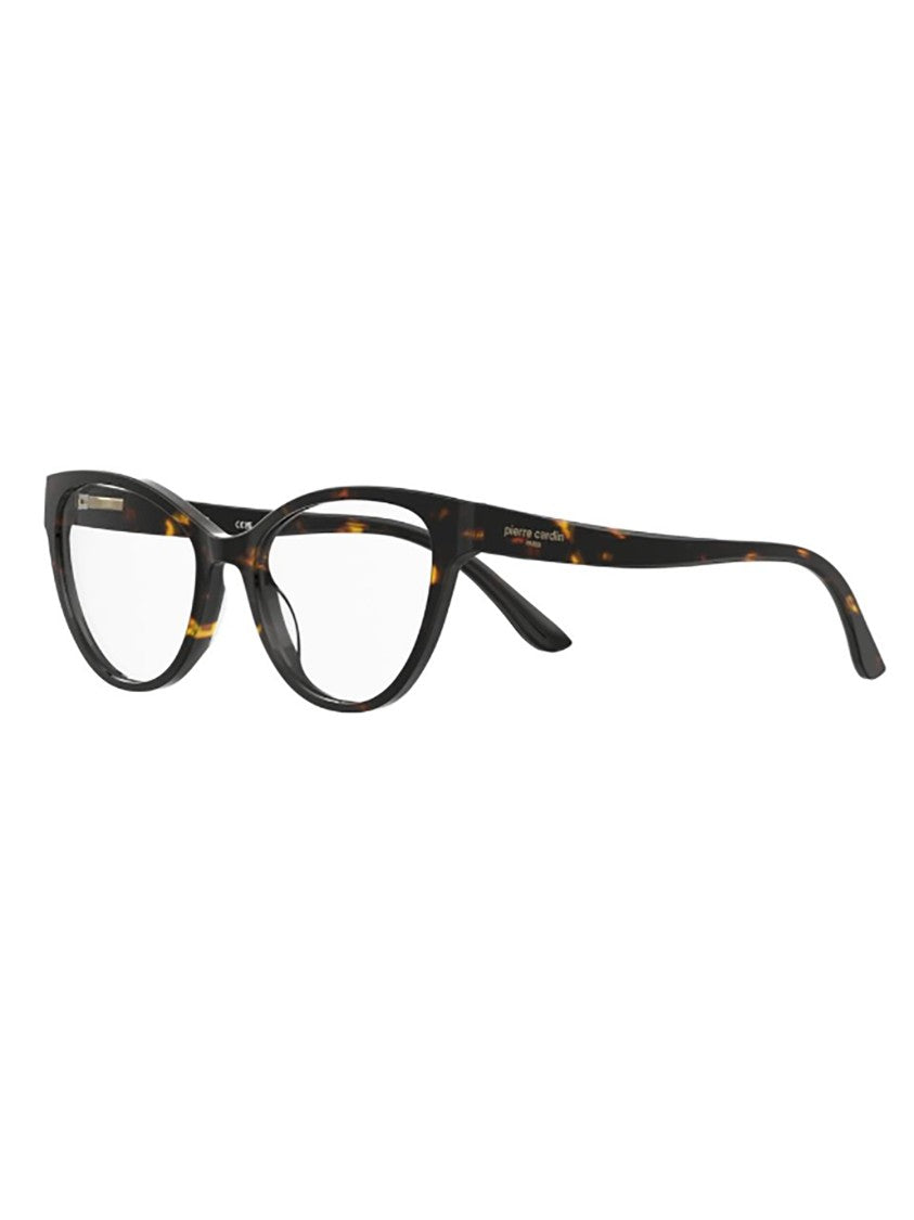 Pierre Cardin Cat-Eye Optical Frames With Tortoiseshell Acetate Finish