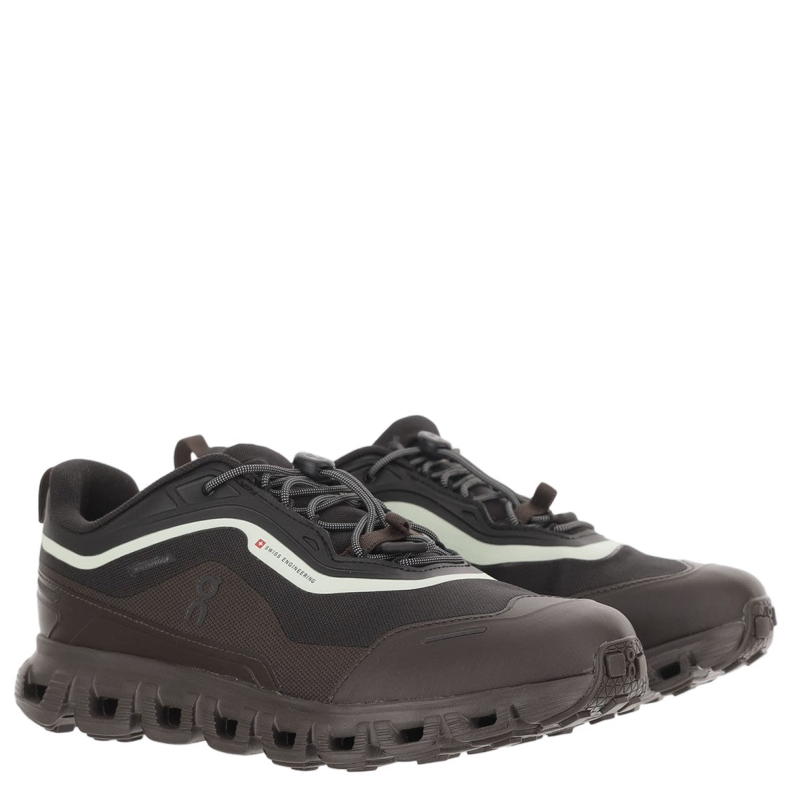 On Running Black Cloud 6 Geo Wp Silk-Nylon Sneakers