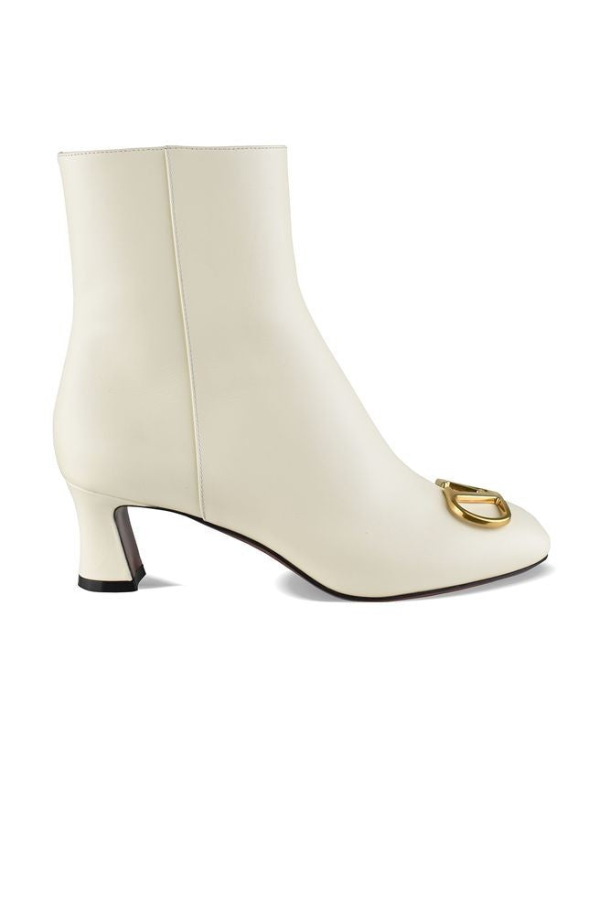 Valentino Garavani Ankle Boots With Gold Accent
