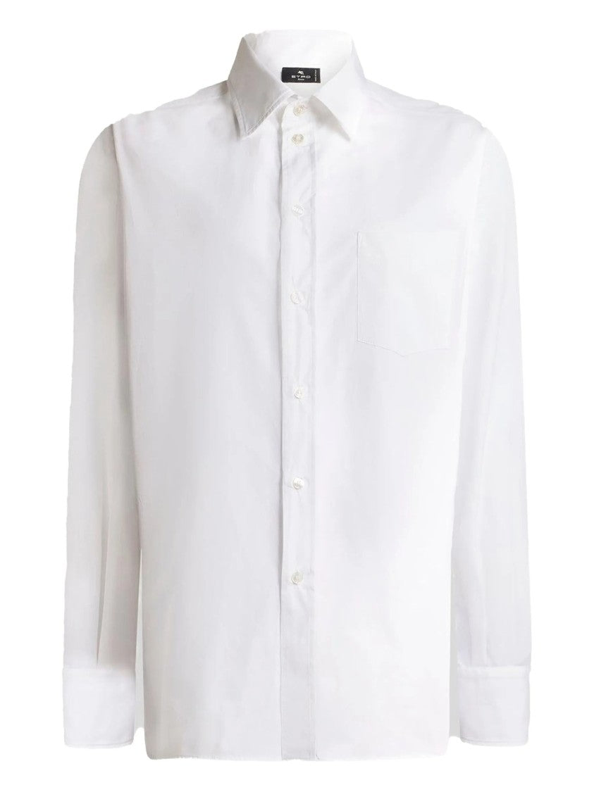 Etro Loose Fit Classic Collar Minimalist Shirt