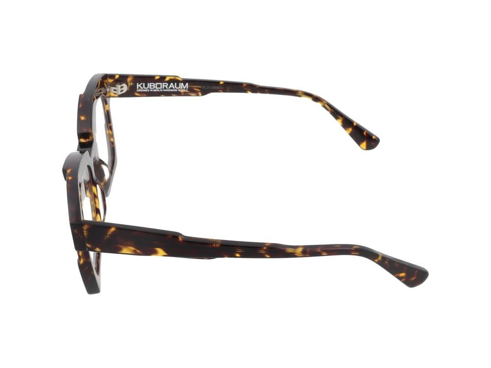 Kuboraum Distinctive Tortoiseshell Oversized Square Optical Glasses