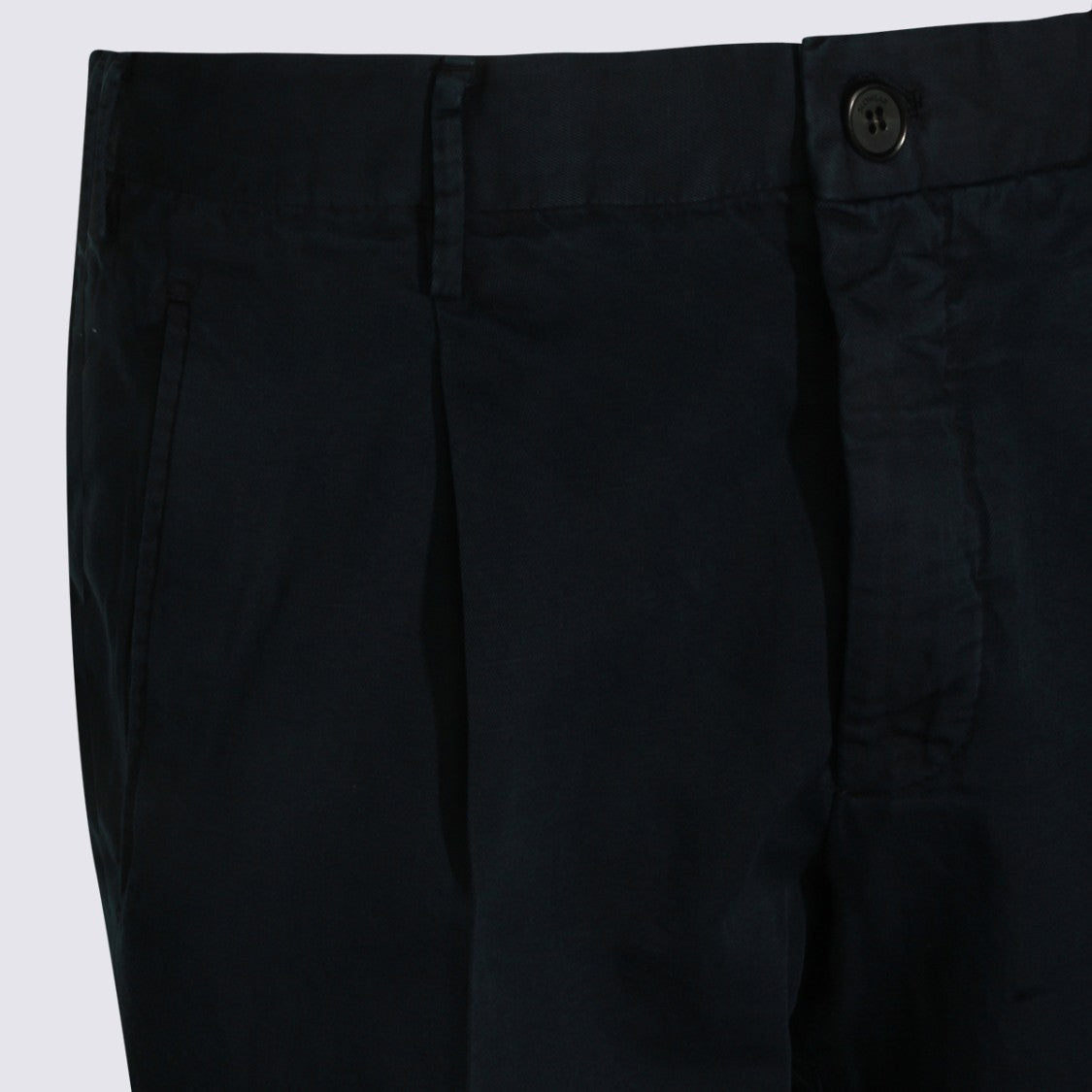 Incotex Tailored Black Trousers With Streamlined Silhouette