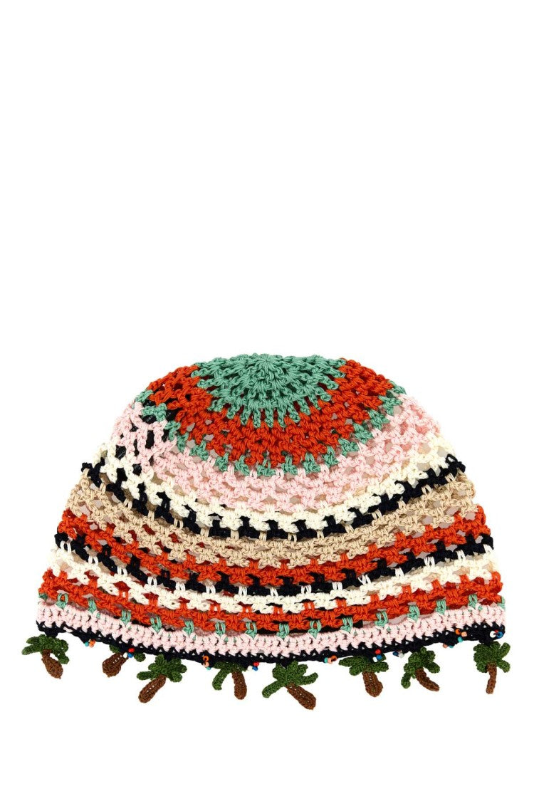Alanui Multicolor Crochet Sunny Hat