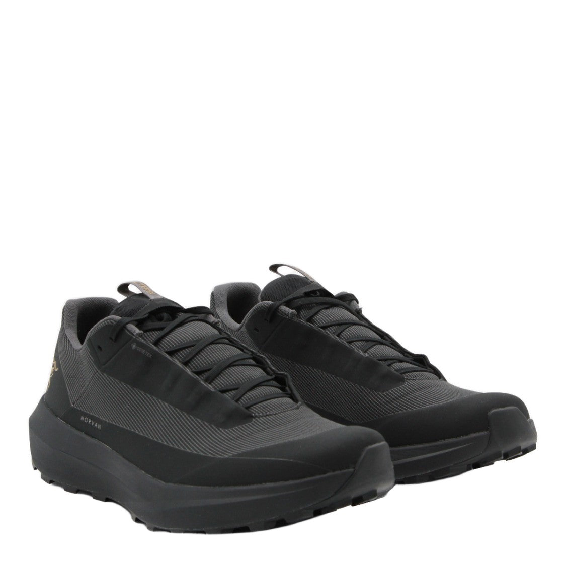 Arc'teryx Low-Profile Black Sneakers With Textured Accents