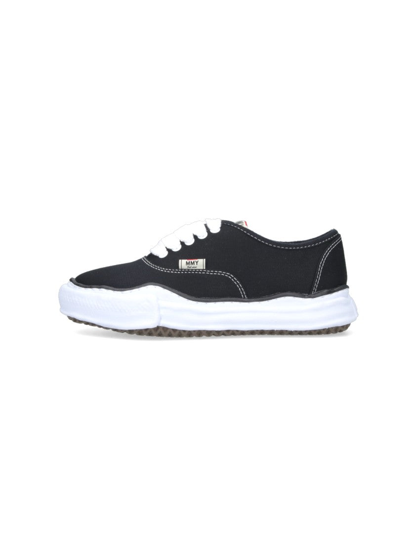 Maison Mihara Yasuhiro "Baker Og Sole Canvas" Sneakers – Black