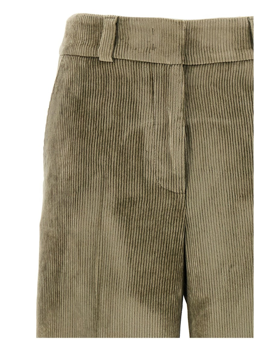 Peserico Textured Stripe Corduroy Trousers