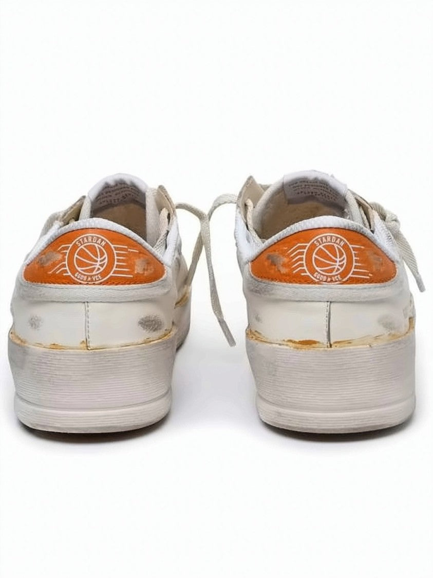 Golden Goose Low-Top Sneakers With Vintage Aesthetic