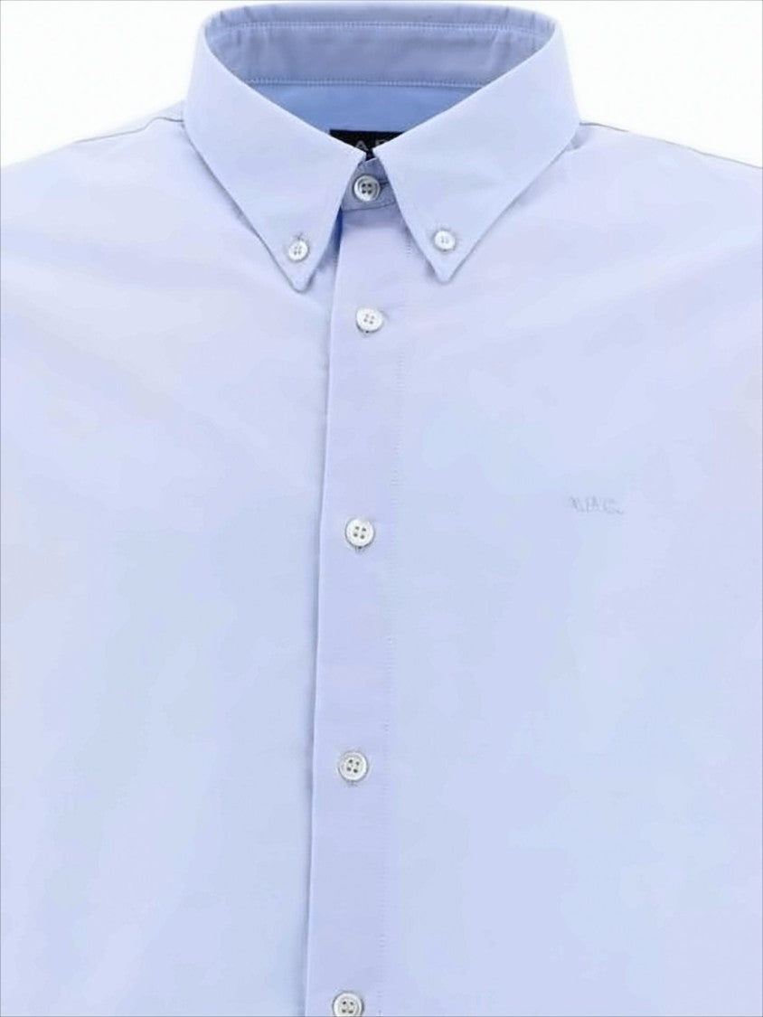 A.P.C. Classic Long-Sleeve Button-Up Shirt With Design