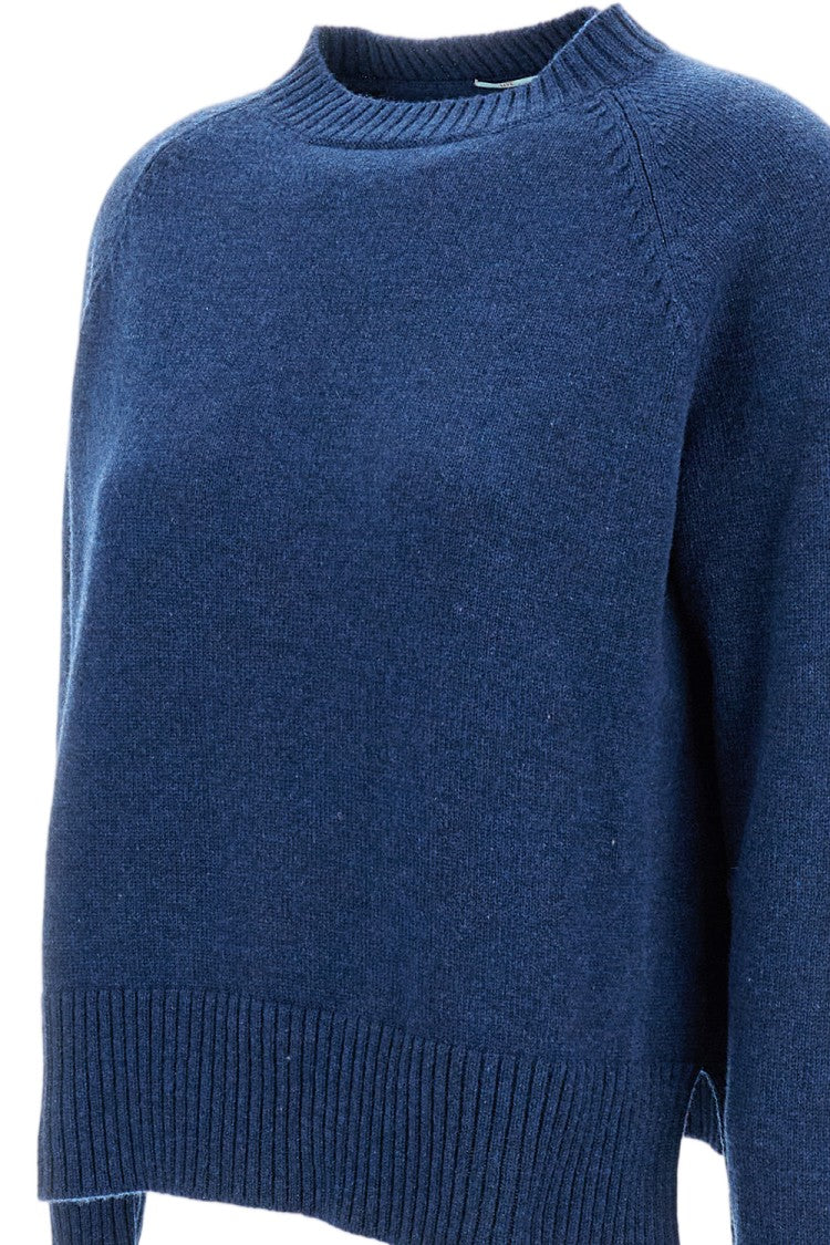 Live Relaxed Fit Crew Neck Sweater With Ribbed Trim