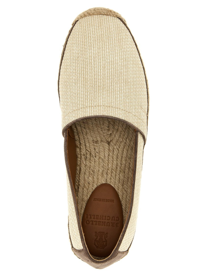 Brunello Cucinelli Raffia Espadrilles