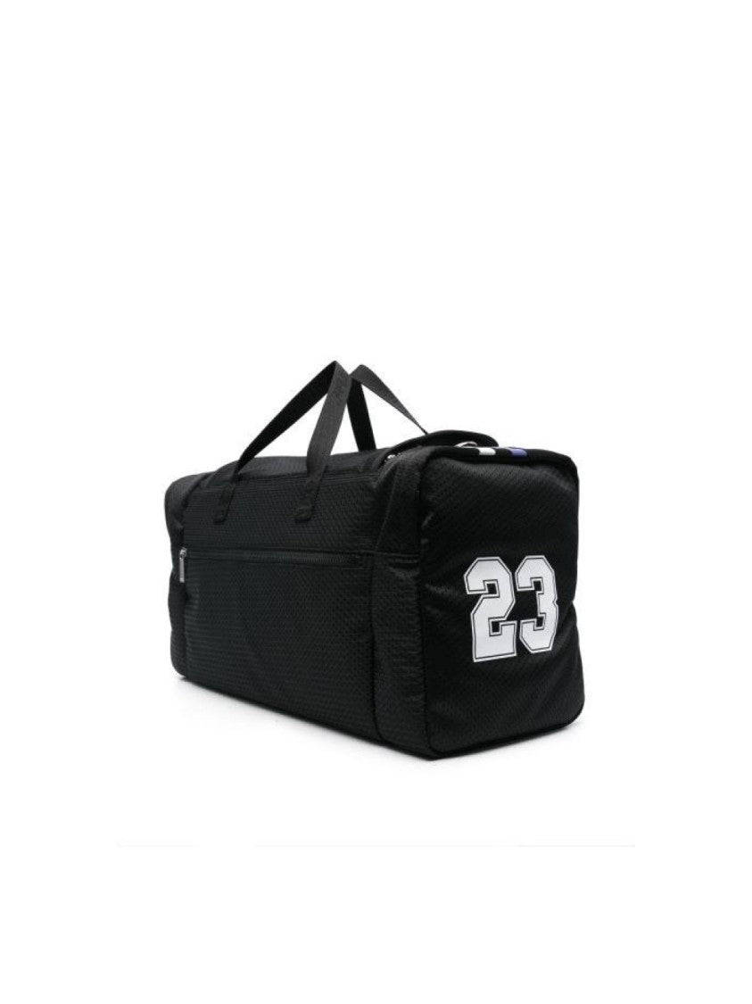 Off-White Outdoor Weekender Baseball Logo Duffle Bag