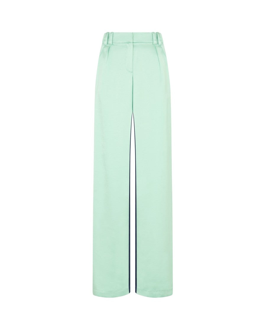 Serena Bute Satin Boyfriend Trouser '25 - Mint