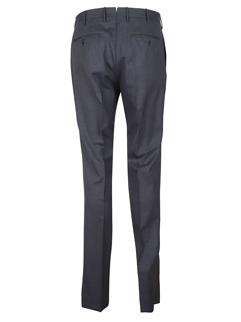 Incotex Straight-Leg Tailored Trousers With Classic Waistband