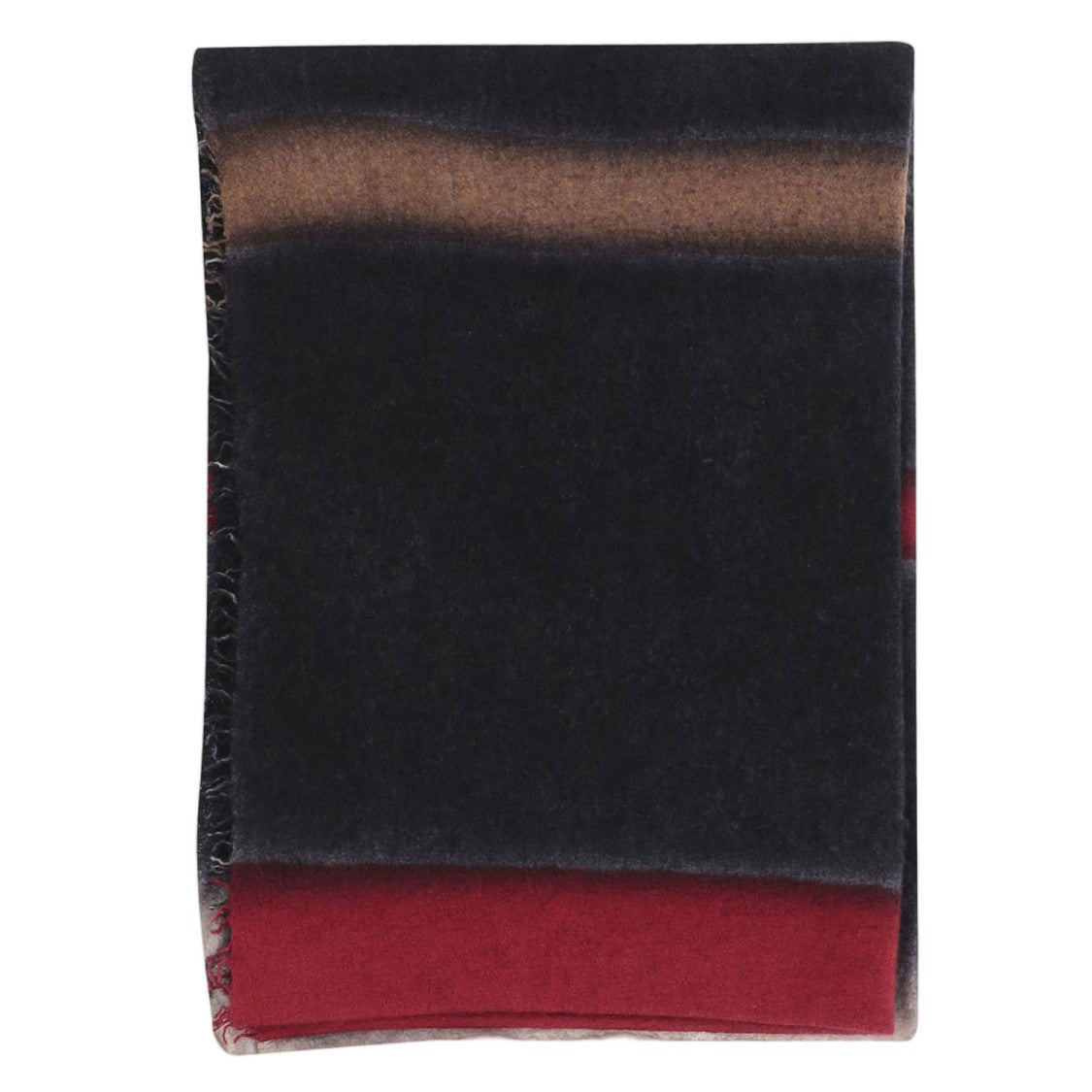 Faliero Sarti Eros Pattern Cashmere And Silk Scarf With Fringed Edges