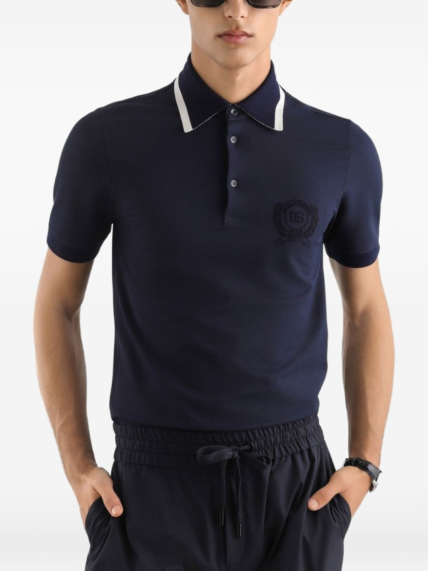 Dolce & Gabbana Short-Sleeve Polo Shirt