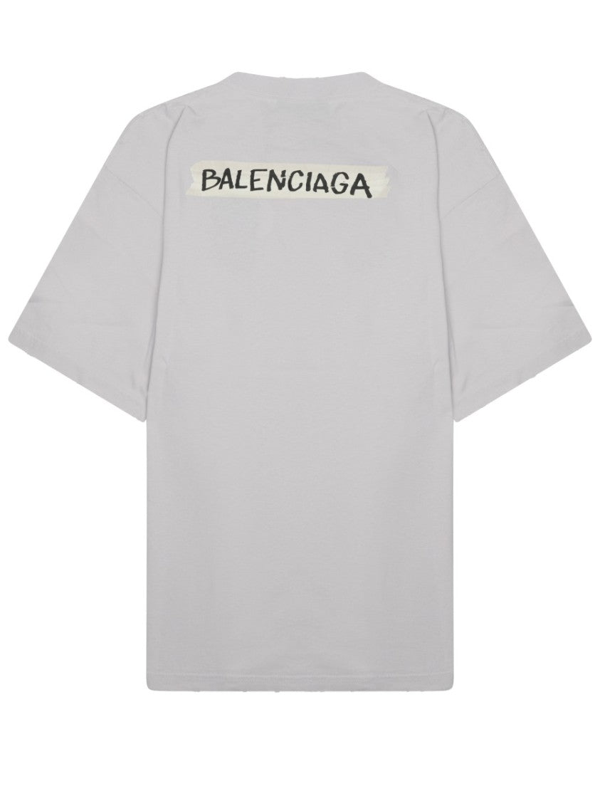 Balenciaga Medium-Fit Cotton Logo T-Shirt