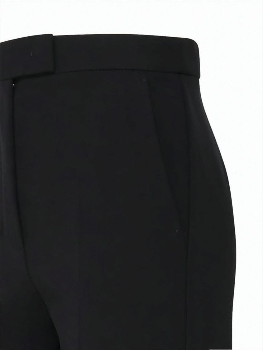 Max Mara Tailored Straight-Leg Trousers With Subtle Pleats