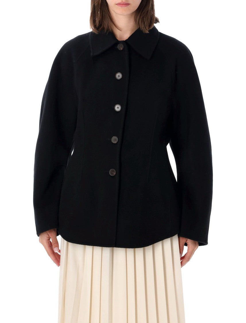 Róhe Sculptural Double-Face Wool Blazer