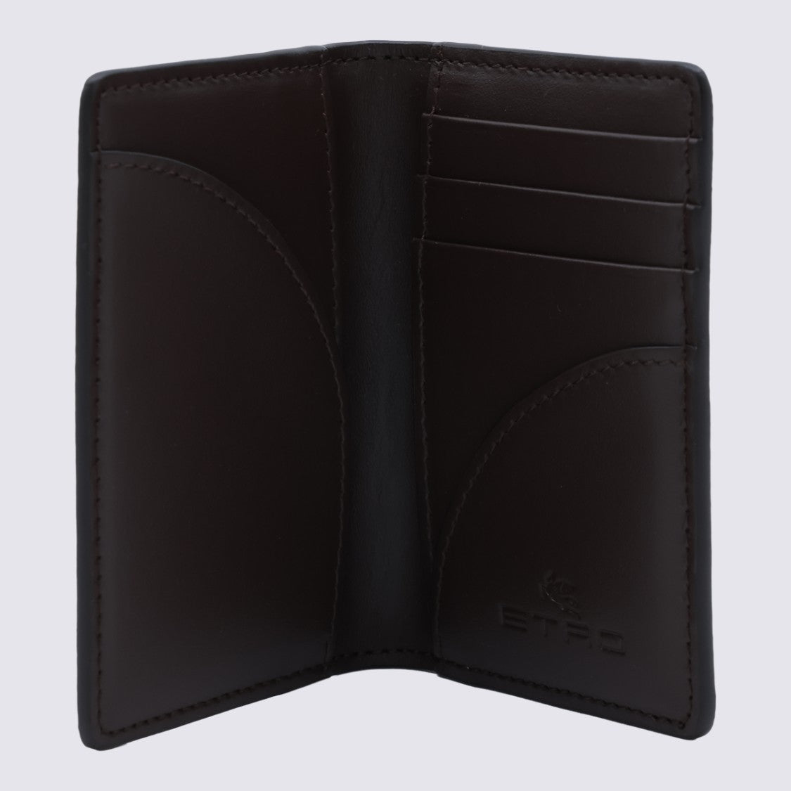 Etro Intricate Paisley Bifold Wallet In Muted Tones