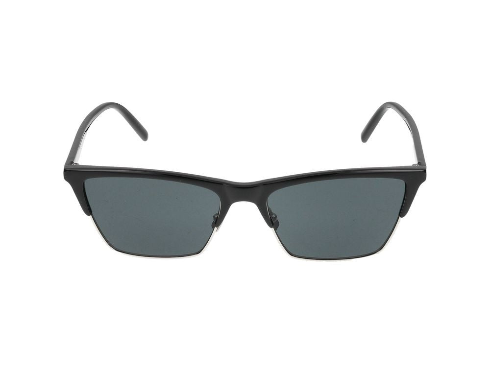 Saint Laurent Black Injected Material Sunglasses Rectangular Sunglasses