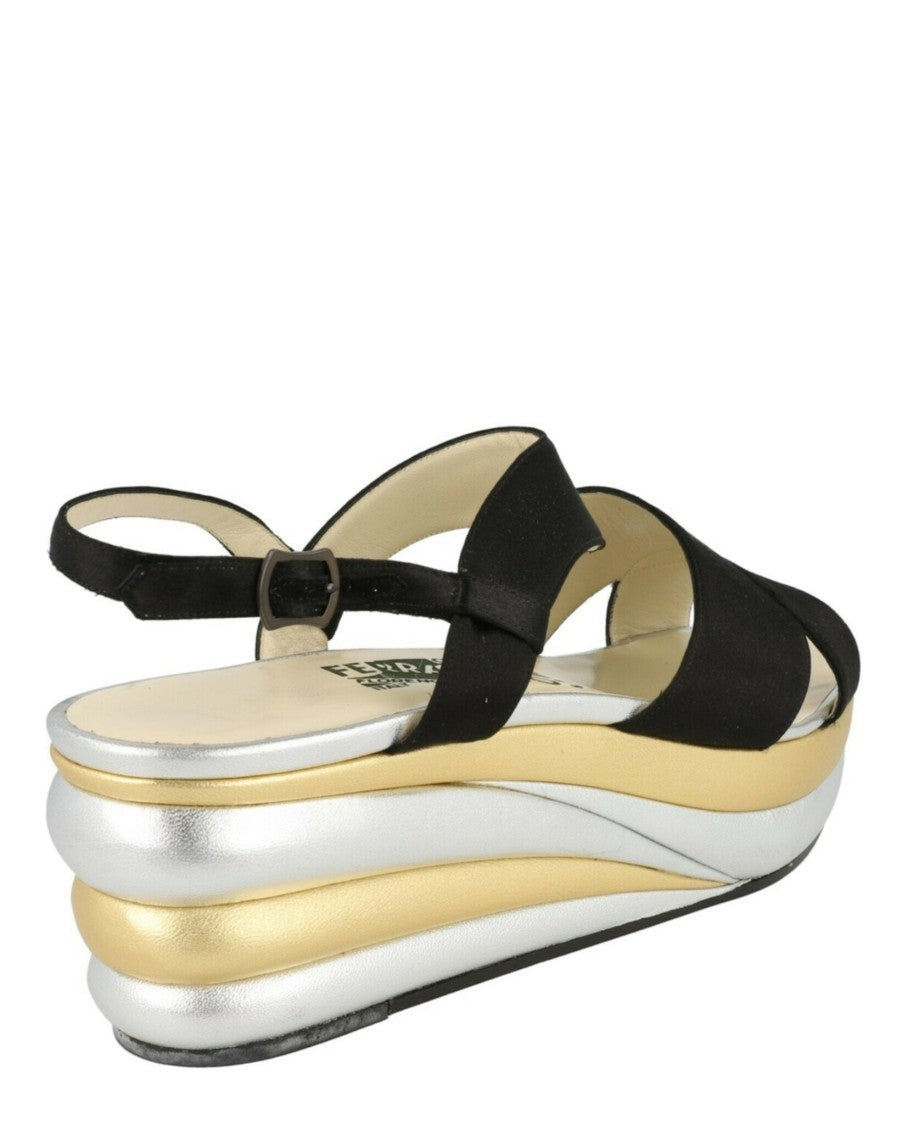Ferragamo Balance Archive Limited Edition 1938 Wedge Sandals